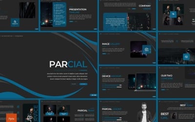 Parcial PowerPoint template
