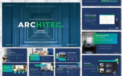 Architec - Architektur Business PowerPoint-Vorlage