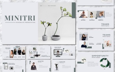 Minitri - Kreativ PowerPoint-mall