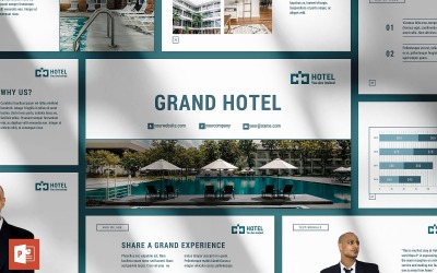 Premium Hotel Presentation PowerPoint Template #136918