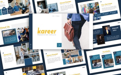 Шаблон презентации Kareer Business PowerPoint