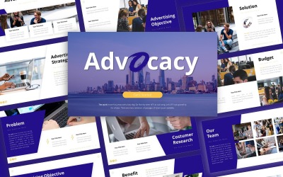 Advocacy Advertising Presentation PowerPoint sablon
