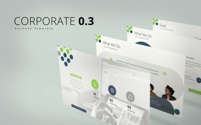 Corporate 0.3 – шаблон Keynote