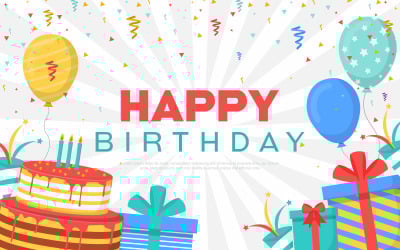 Fondo de fiesta de cumpleaños de celebración