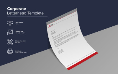 Letterhead Design - Corporate Identity Template