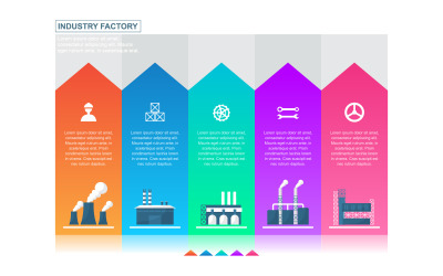 Presentation Infographic Element för finansiella data