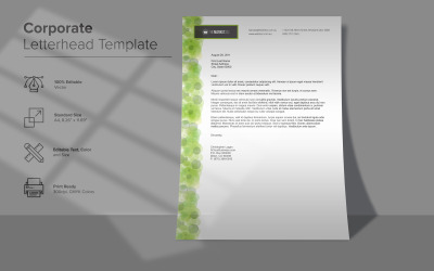 Professional Letterhead Design - Corporate Identity Template