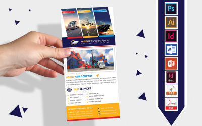 Rack Card | Freight Transport Agency DL Flyer Vol-01