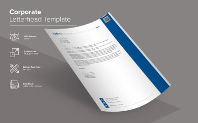 Professional Letterhead Design - Corporate Identity Template