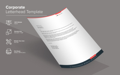 Professional Letterhead Design - Corporate Identity Template