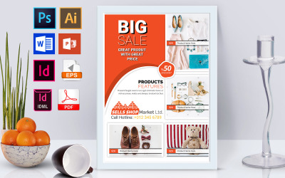 Plakat | Produktwerbung Vol-03 - Vorlage für Corporate Identity