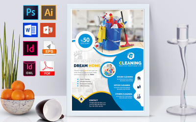 Poster | Cleaning Service Vol-01 - Corporate Identity Template