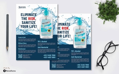 Hand Sanitizer vol.02 -Flyer RB - Corporate Identity Template