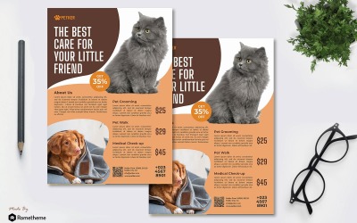 Veterinary vol.02 - Pet Care Flyer RB - Corporate Identity Template