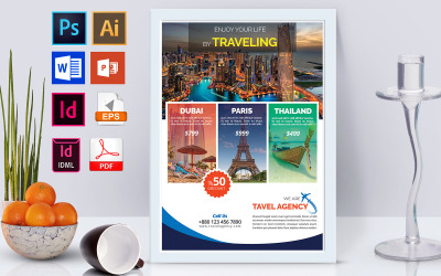 Afiş | Travel Agency Vol-02 - Kurumsal Kimlik Şablonu