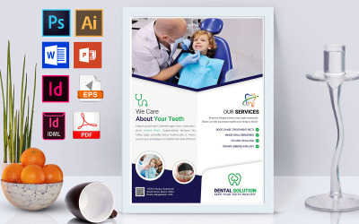 Plakat | Dental Doctor Vol-02 - Vorlage für Unternehmensidentität
