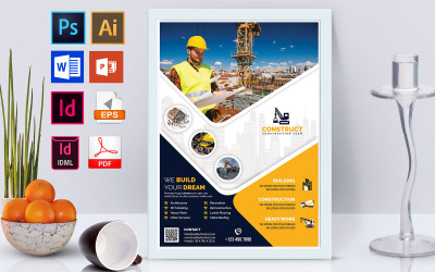 Poster | Costruzione Vol-09 - Modello di identità aziendale