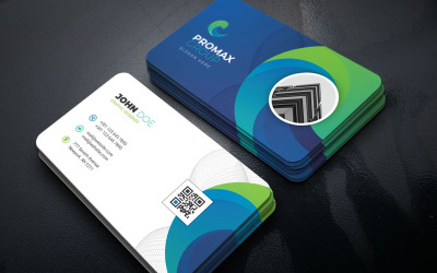 Grupo Promax - Cartão de Visita v-2 - Modelo de Identidade Corporativa