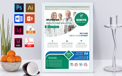 Poster | Doctor &amp;amp; Medical Vol-01 - Modello di identità aziendale