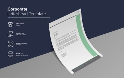 Professional Letterhead Design - Corporate Identity Template