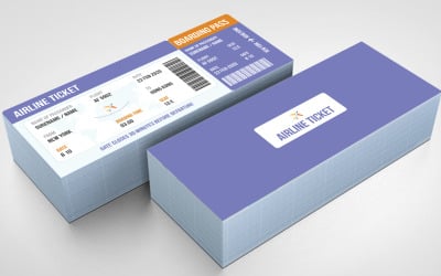 Multipurpose Boarding Pass Invitation - Corporate Identity Template