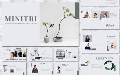 Minitri-Google幻灯片创意模板