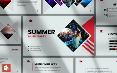 Modèle PowerPoint de présentation de l&amp;#39;auteur