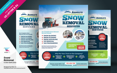 Snow Removal Flyer - Corporate Identity Template