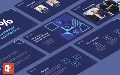Ügyvédi társaság bemutató PowerPoint sablon