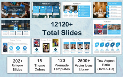 Modello PowerPoint Mega Business