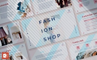 Plantilla de PowerPoint - presentación de moda