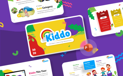 Szablon Kiddo Education PowerPoint
