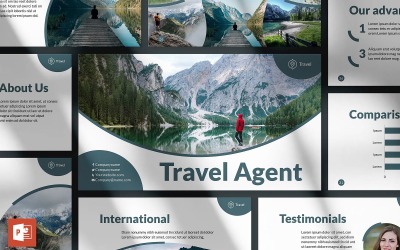 Szablon PowerPoint Travel Agency Presentation #139915