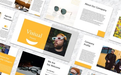 Visuele PowerPoint-sjabloon