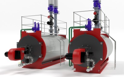 Bosch Unimat UT-L Industrial Boiler 3D Model #142970