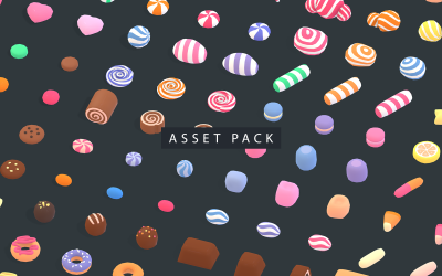Candy Land - Animations-Asset-3D-Modell