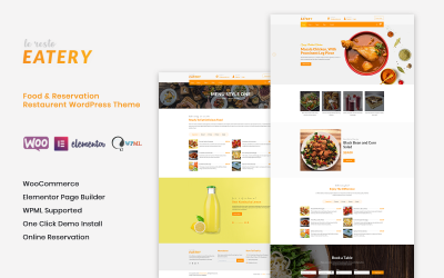 Responsywny motyw WordPress Le Resto - Restaurant #142998