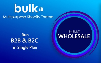 Bulk - Großhandel | Verkaufe B2B und B2C Shopify Theme