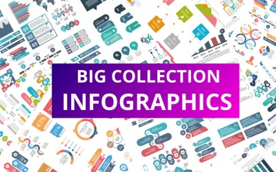 Grande collection d&amp;#39;éléments infographiques