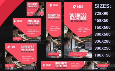 Marketing - HTML5-Vorlage Animiertes Banner