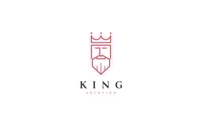 King Logo Template suitable for luxury brand