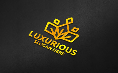 Kroon luxe Royal 61 Logo sjabloon