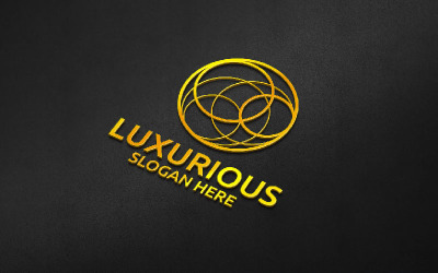 Nowoczesny luksusowy szablon logo Royal 48