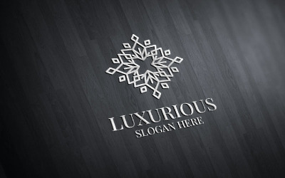 Nowoczesny luksusowy szablon logo Royal 64