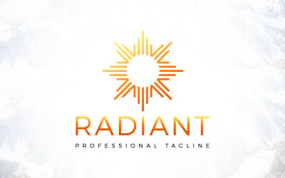 Design del logo di energia radiante
