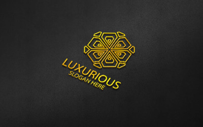 Diamond luxe Royal 81 logo sjabloon