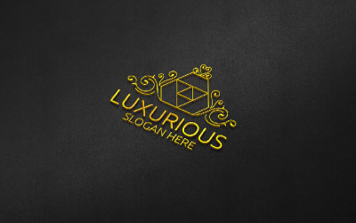 Korona Luksusowy Royal 91 Szablon Logo