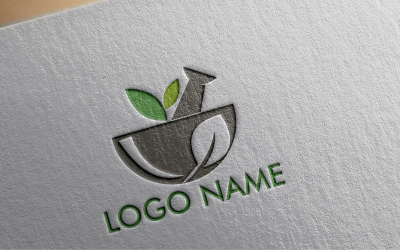 Аптека плоских шаблон логотип