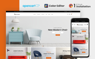 Interio Meubelwinkel OpenCart-sjabloon