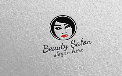 Modello di Logo di salone di bellezza 3